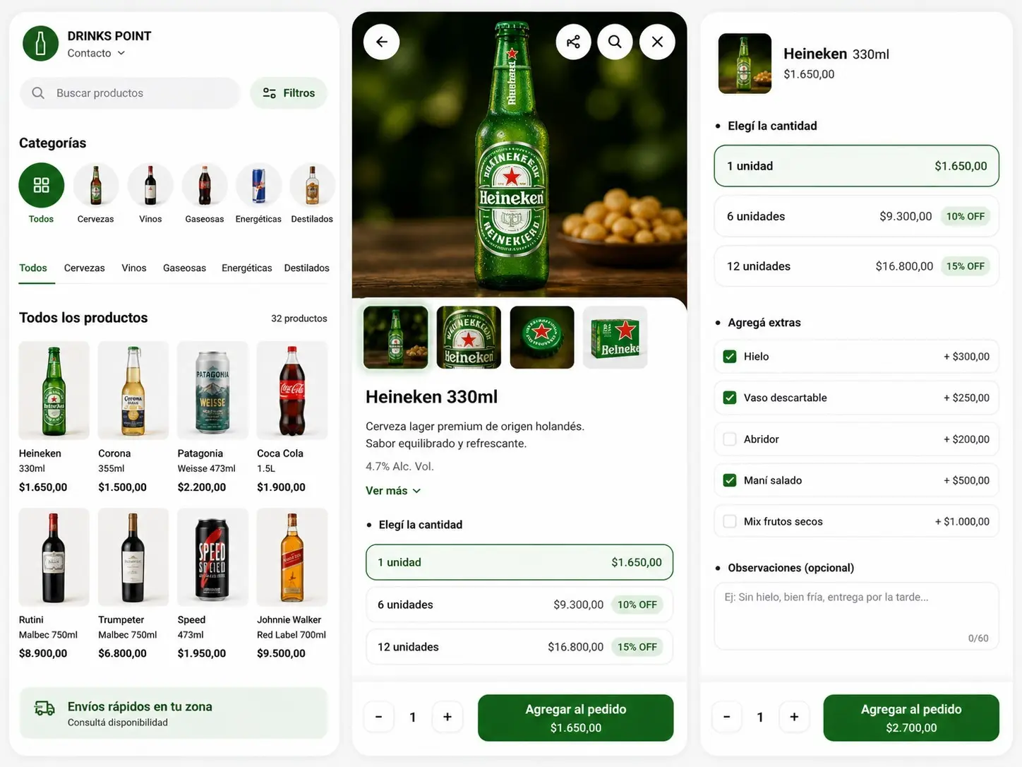 Tienda de bebidas