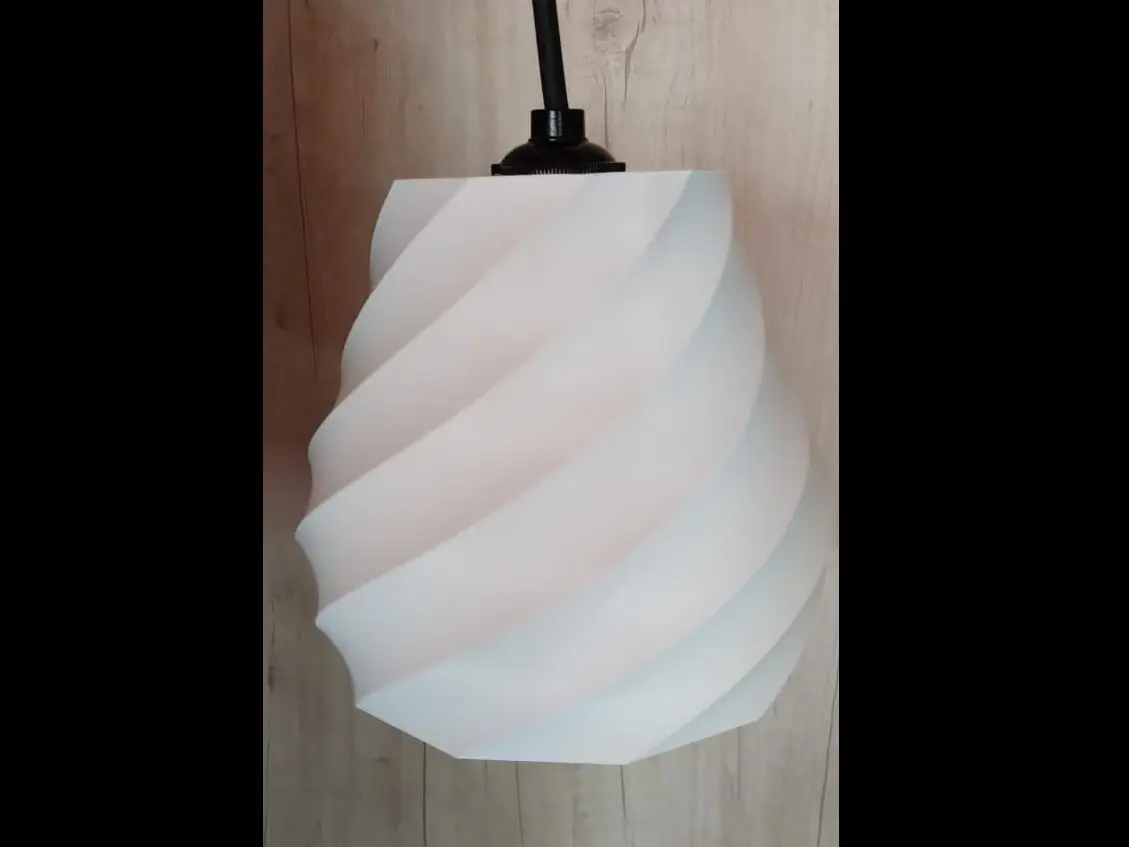 Lampara Colgante mediana 1 m de cable Blanca
