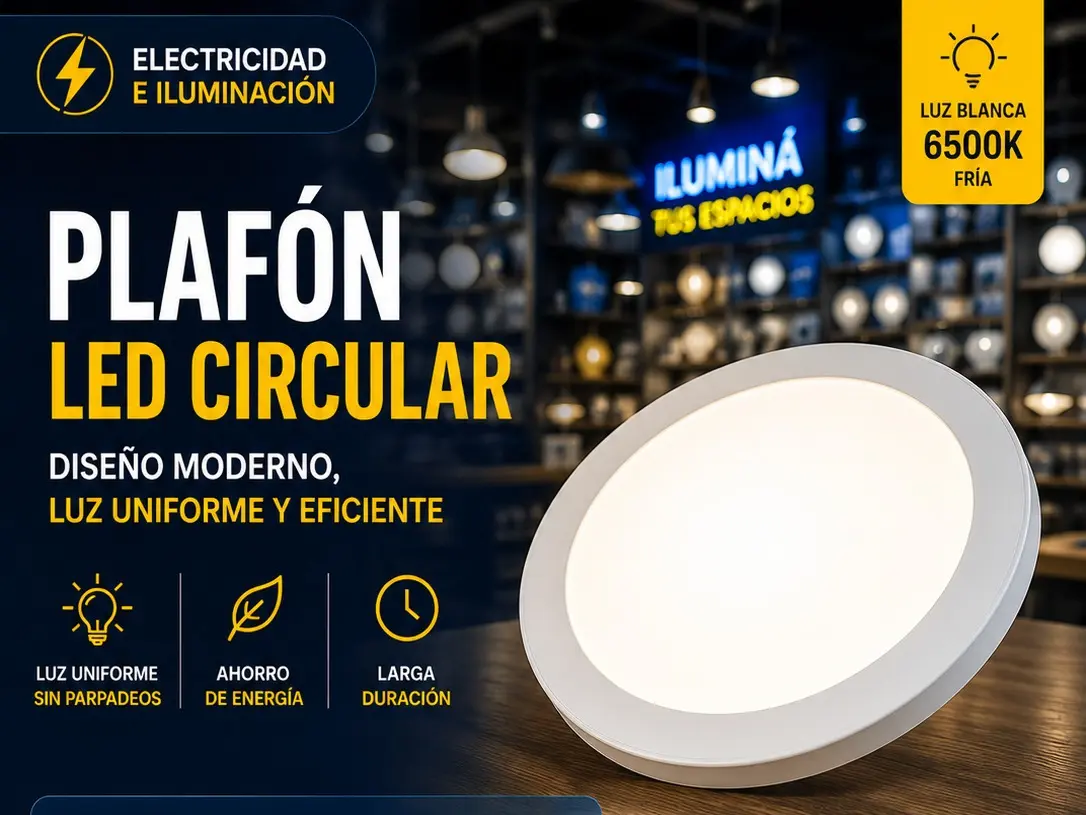 Plafón LED Circular