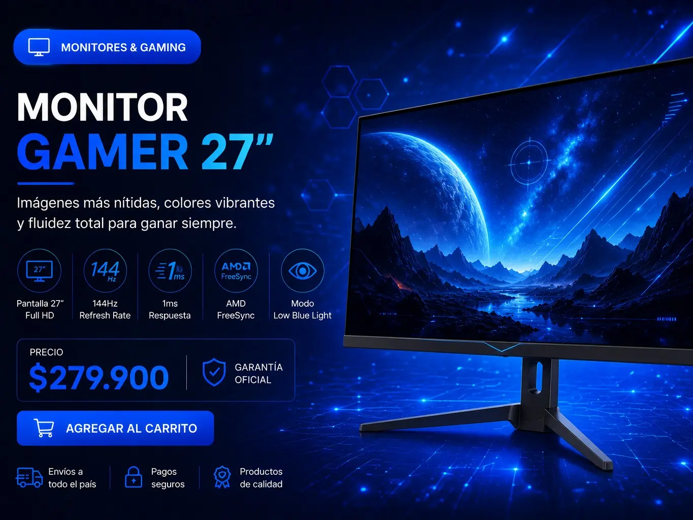 Monitor Gamer 27"